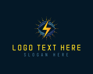Charging - Solar Panel Technology logo design