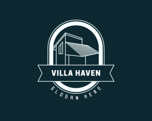 Villa - Villa House Roof logo design