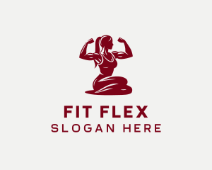 Strong Woman Flex logo design