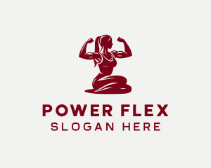 Strong Woman Flex logo design