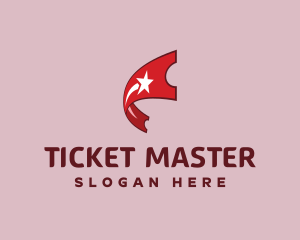 Ticket - Ticket Shooting Star logo design