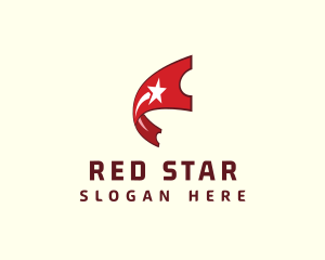 Ticket Raffle Star logo design