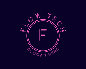 Neon Software Digital Tech logo design