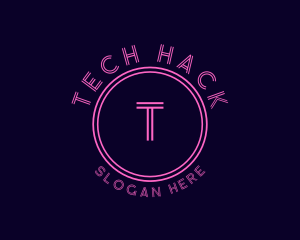 Neon Software Digital Tech logo design