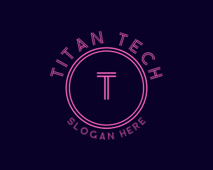 Neon Software Digital Tech logo design