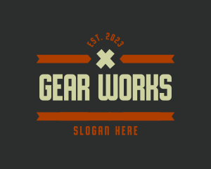 Gears - Generic Masculine Wordmark logo design