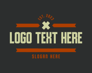 Banner - Generic Masculine Wordmark logo design