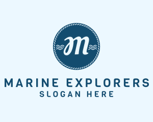 Marine Nautical Sailing logo design