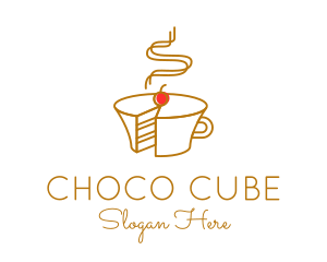 Confectionery - Cake Cafe Slice logo design