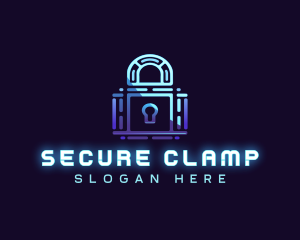 Cyber Lock Security logo design