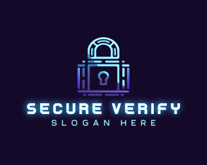 Cyber Lock Security logo design