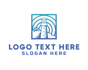 Lighthouse Coast Travel logo design