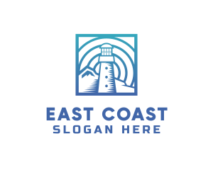 Lighthouse Coast Travel logo design