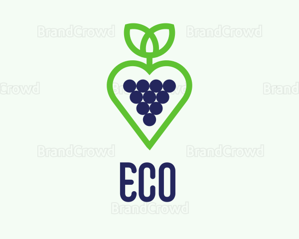 Heart Grape Winery Logo