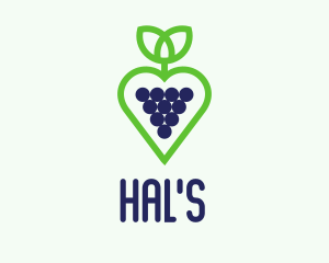 Heart Grape Winery  Logo