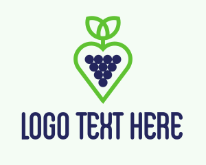 Heart Grape Winery  Logo