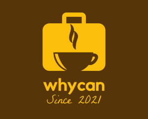 Coffee - Golden Suitcase Cafe logo design
