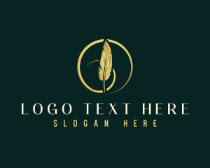 Stationery - Premium Publishing Quill logo design