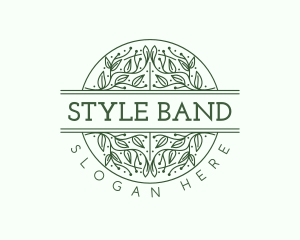 Leaf Ornament Styling logo design