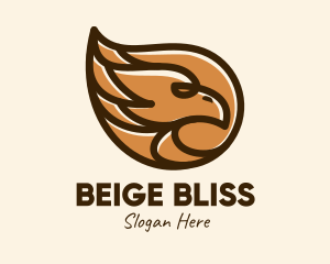 Brown Eagle Head  logo design