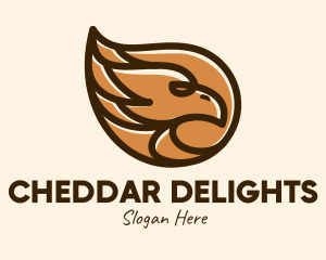 Brown Eagle Head  logo design