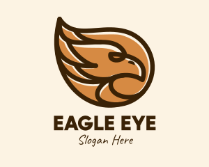 Eagle - Brown Eagle Head logo design