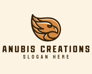 Brown Eagle Head  logo design