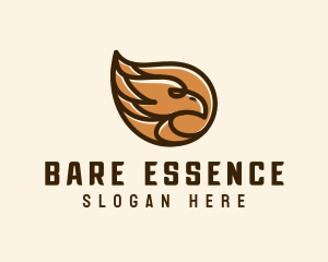 Brown Eagle Head  logo design