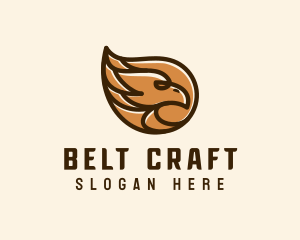 Brown Eagle Head  logo design