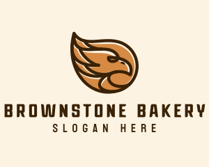 Brown Eagle Head  logo design