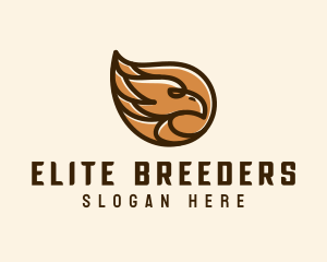 Brown Eagle Head  logo design