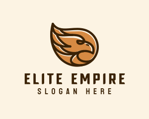 Brown Eagle Head  logo design