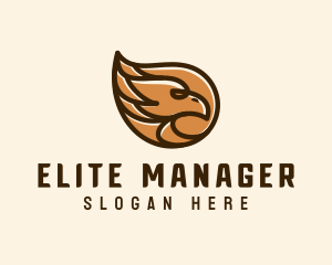 Brown Eagle Head  logo design