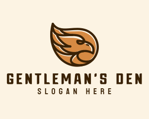 Brown Eagle Head  logo design