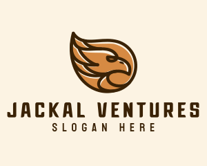 Brown Eagle Head  logo design