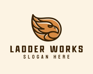 Brown Eagle Head  logo design