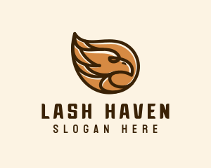 Brown Eagle Head  logo design