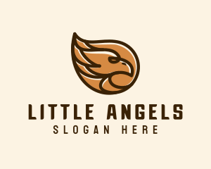 Brown Eagle Head  logo design