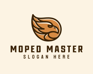 Brown Eagle Head  logo design