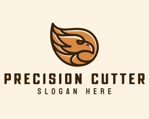 Brown Eagle Head  logo design