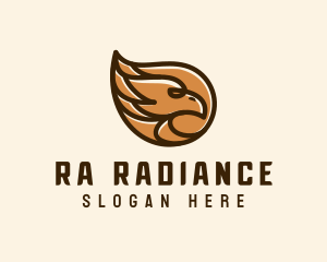 Brown Eagle Head  logo design