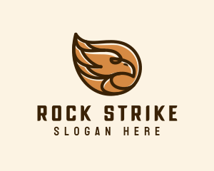 Brown Eagle Head  logo design