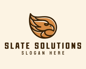 Brown Eagle Head  logo design