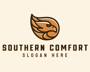 Brown Eagle Head  logo design