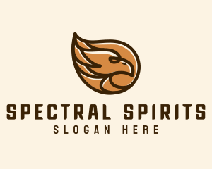 Brown Eagle Head  logo design