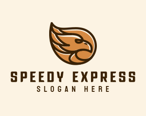 Brown Eagle Head  logo design