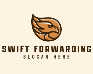 Brown Eagle Head  logo design