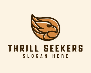 Brown Eagle Head  logo design