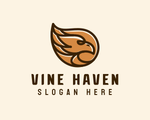 Brown Eagle Head  logo design