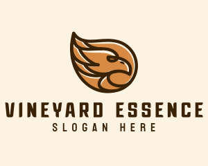 Brown Eagle Head  logo design